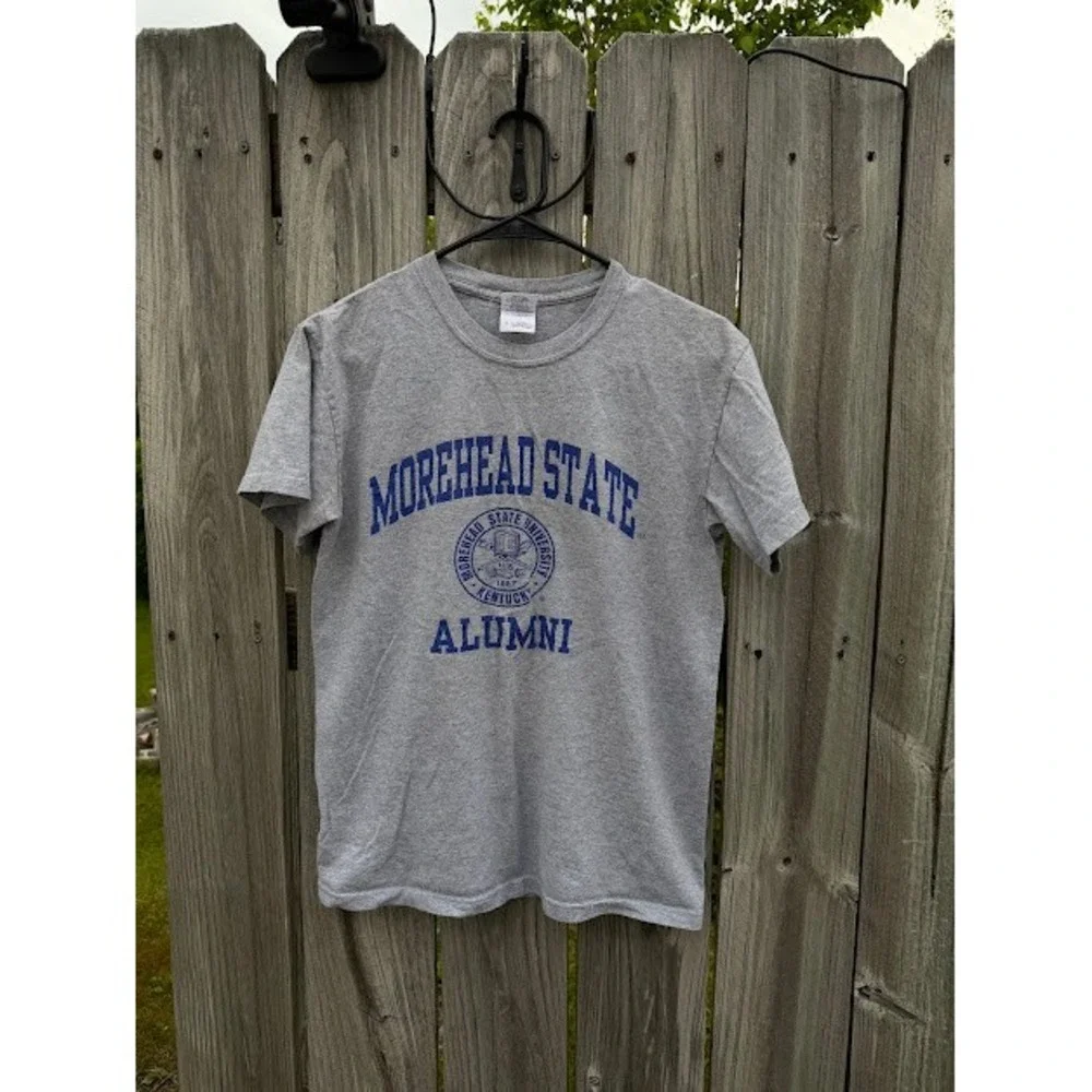 Gildan Morehead State University Alumni‎ T-Shirt Gray Blue Mens Small MSU KY